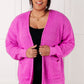 Maxine Cardigan in Bright Mauve