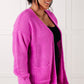 Maxine Cardigan in Bright Mauve