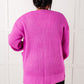 Maxine Cardigan in Bright Mauve