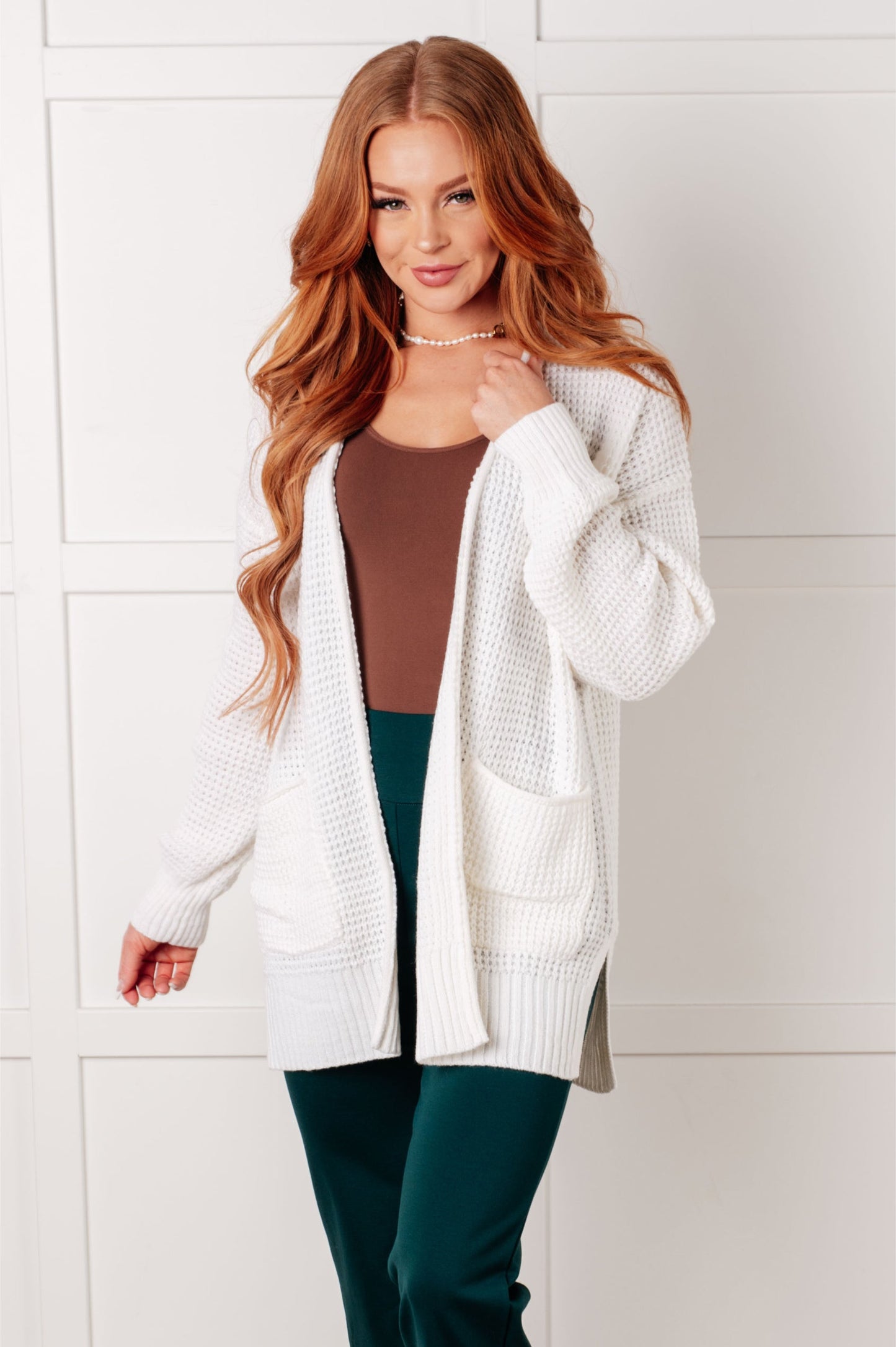 Maxine Cardigan in Ivory