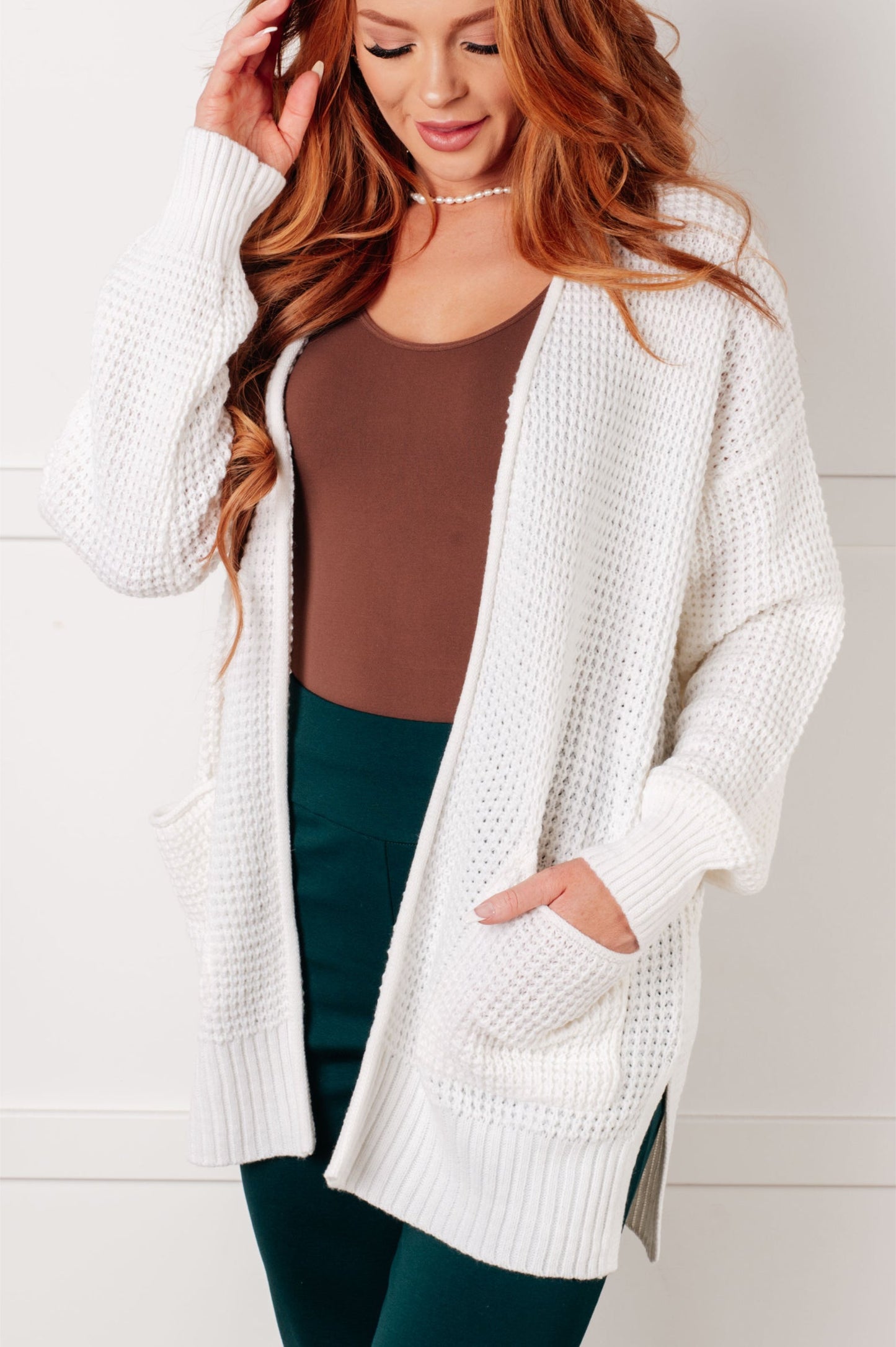 Maxine Cardigan in Ivory