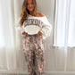Dark Camo Stretchy Lounge Pants Preorder