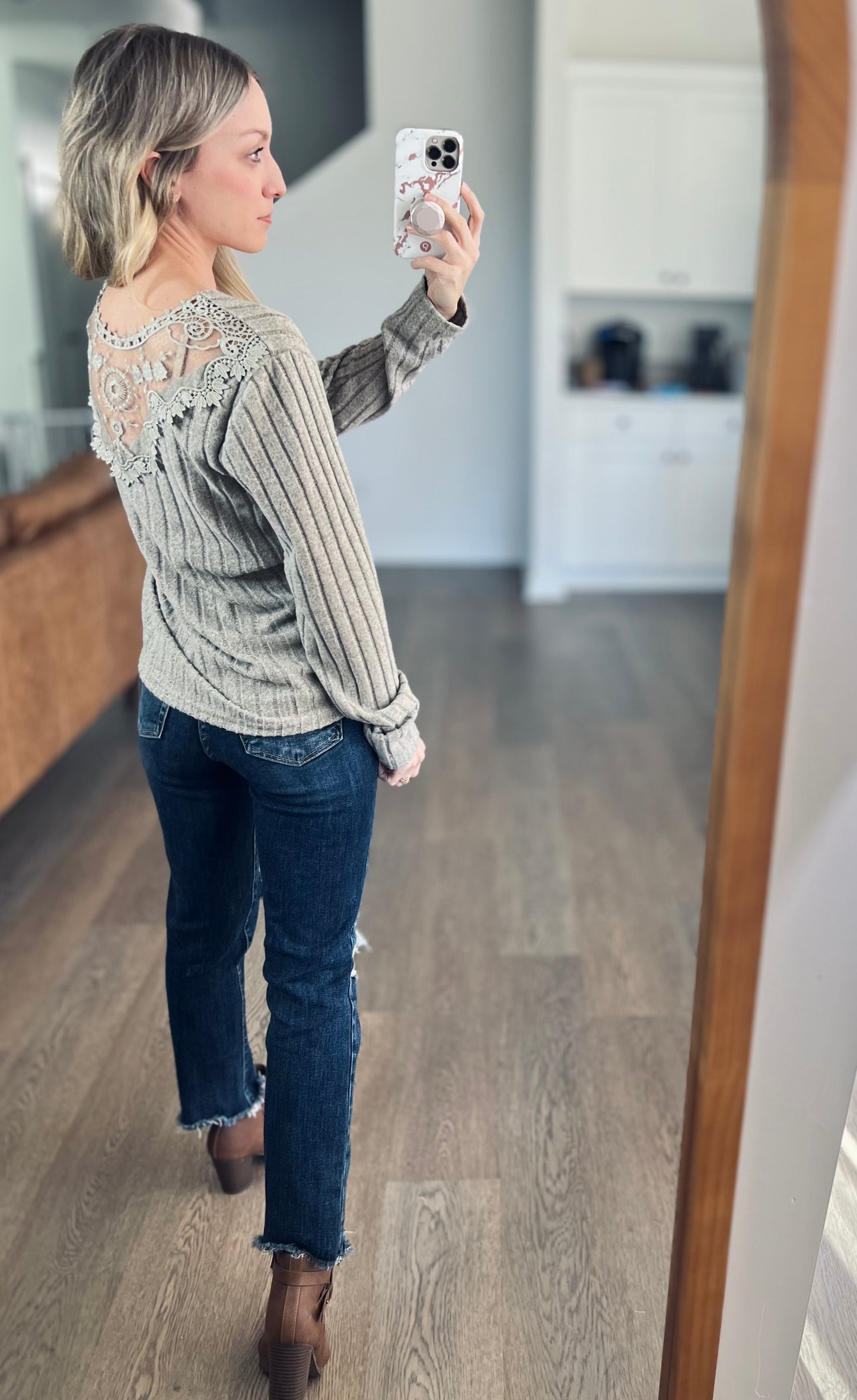 Bristol Lace Back Top