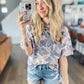 *free ship today* Washed Camo Boyfriend Tee