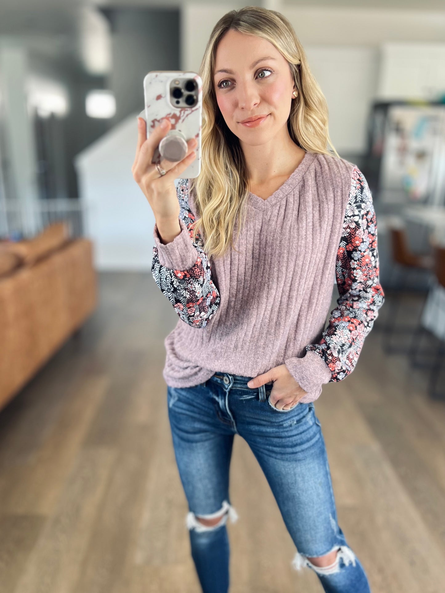 Dream Fields Long Sleeve Top