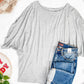 Darcy Dolman Top - Light Grey