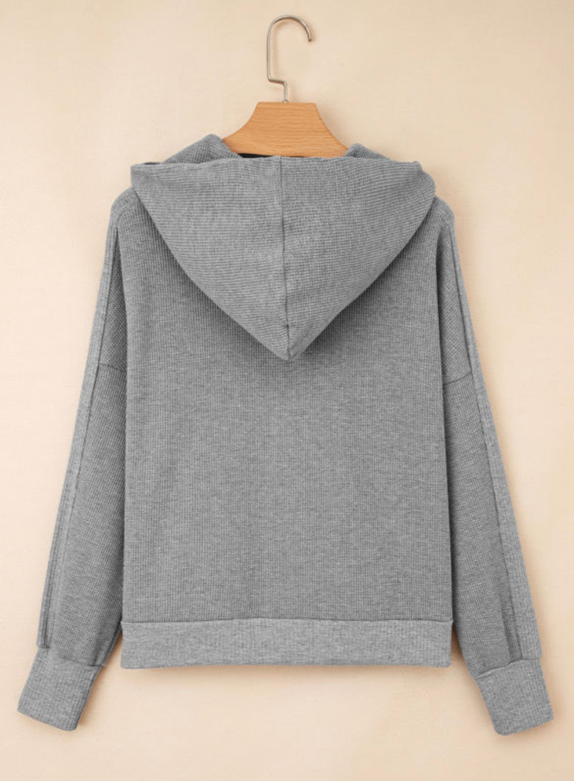 *free ship today* Cameron Full Zip Waffle Hoodie