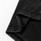 Vintage Varsity Top in Ash Black