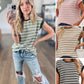 First On My List Stripe Top