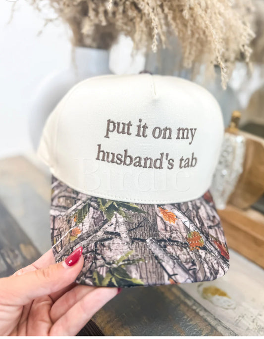 Husband’s Tab Camo Cap Preorder