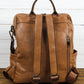 *free ship today* Brown PU Leather Backpack