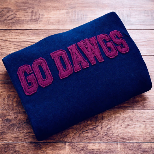 Two Tone Applique Custom Sweatshirt Preorder // ships in 1-2 weeks