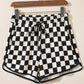 Black Check Fave Shorts