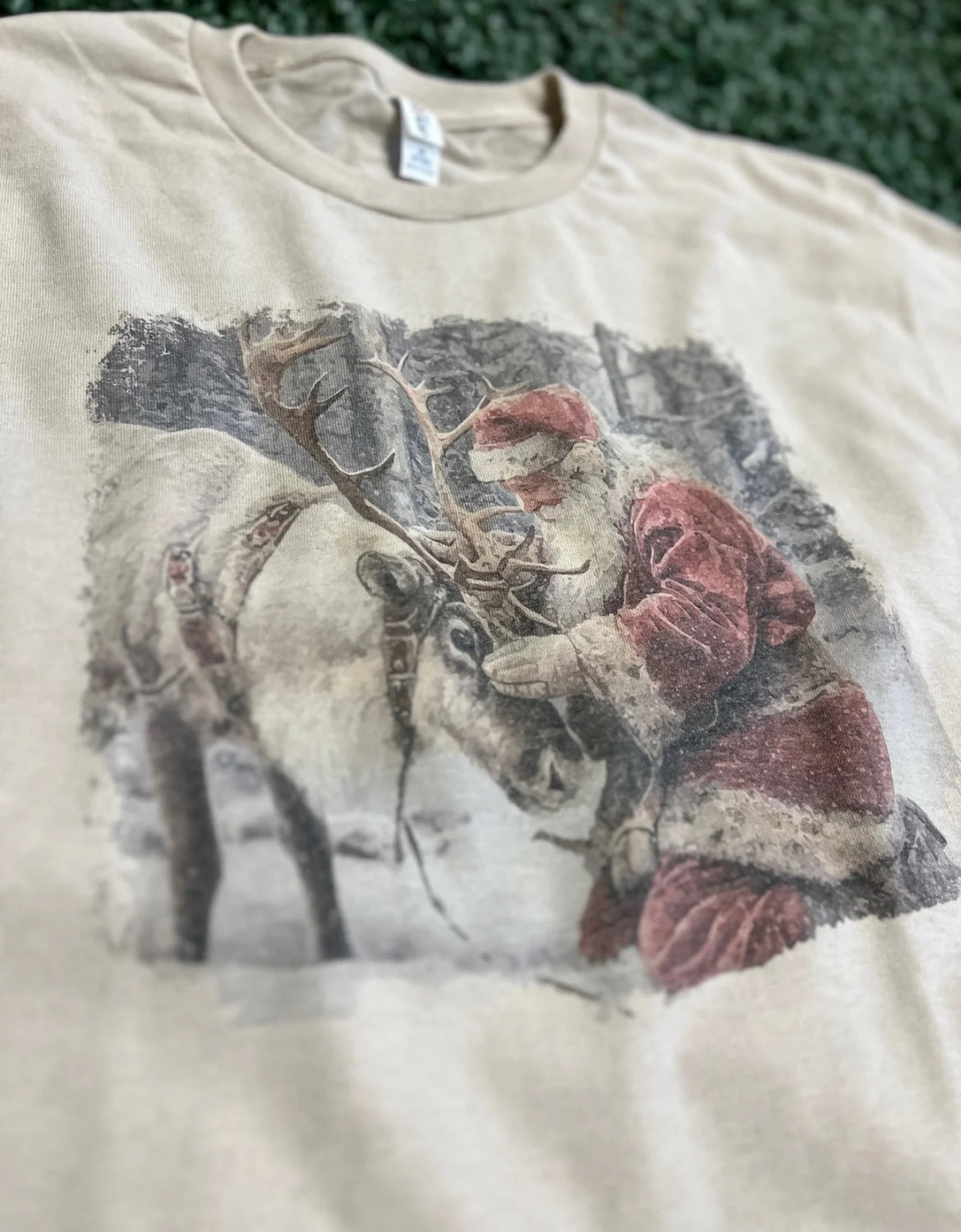 PREORDER: Santa & Reindeer Tee or Long Sleeve
