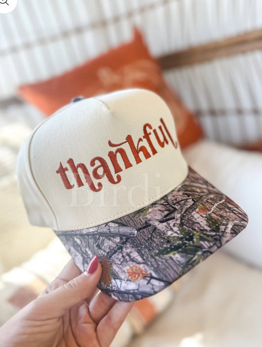 Thankful Camo Cap Preorder