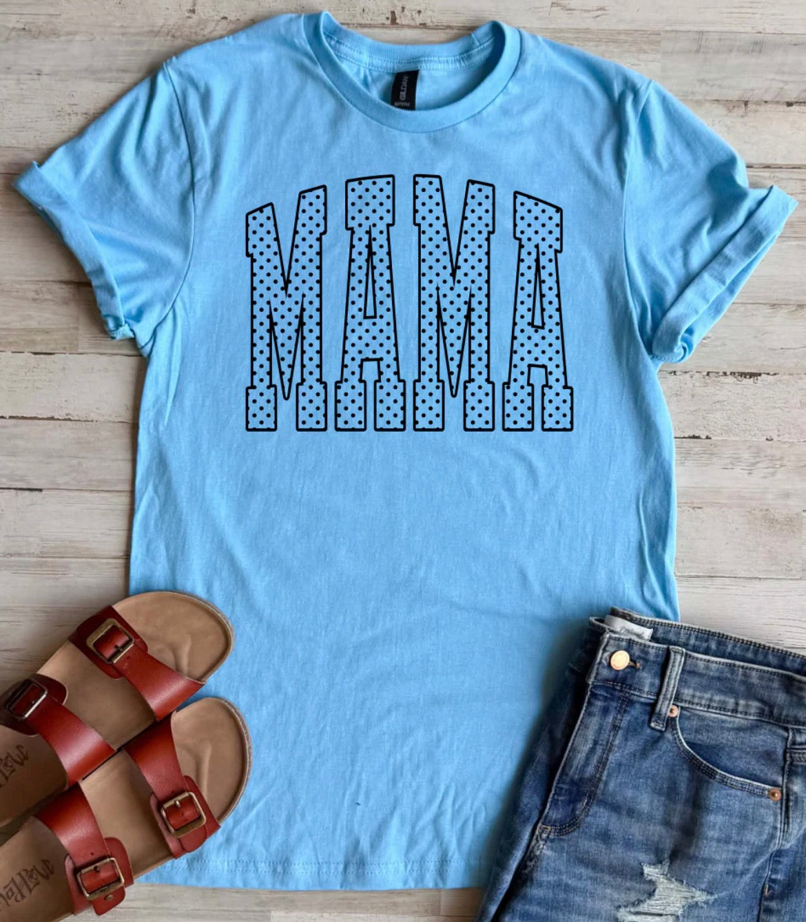 PREORDER: Mama Polka Dot Colors Tee