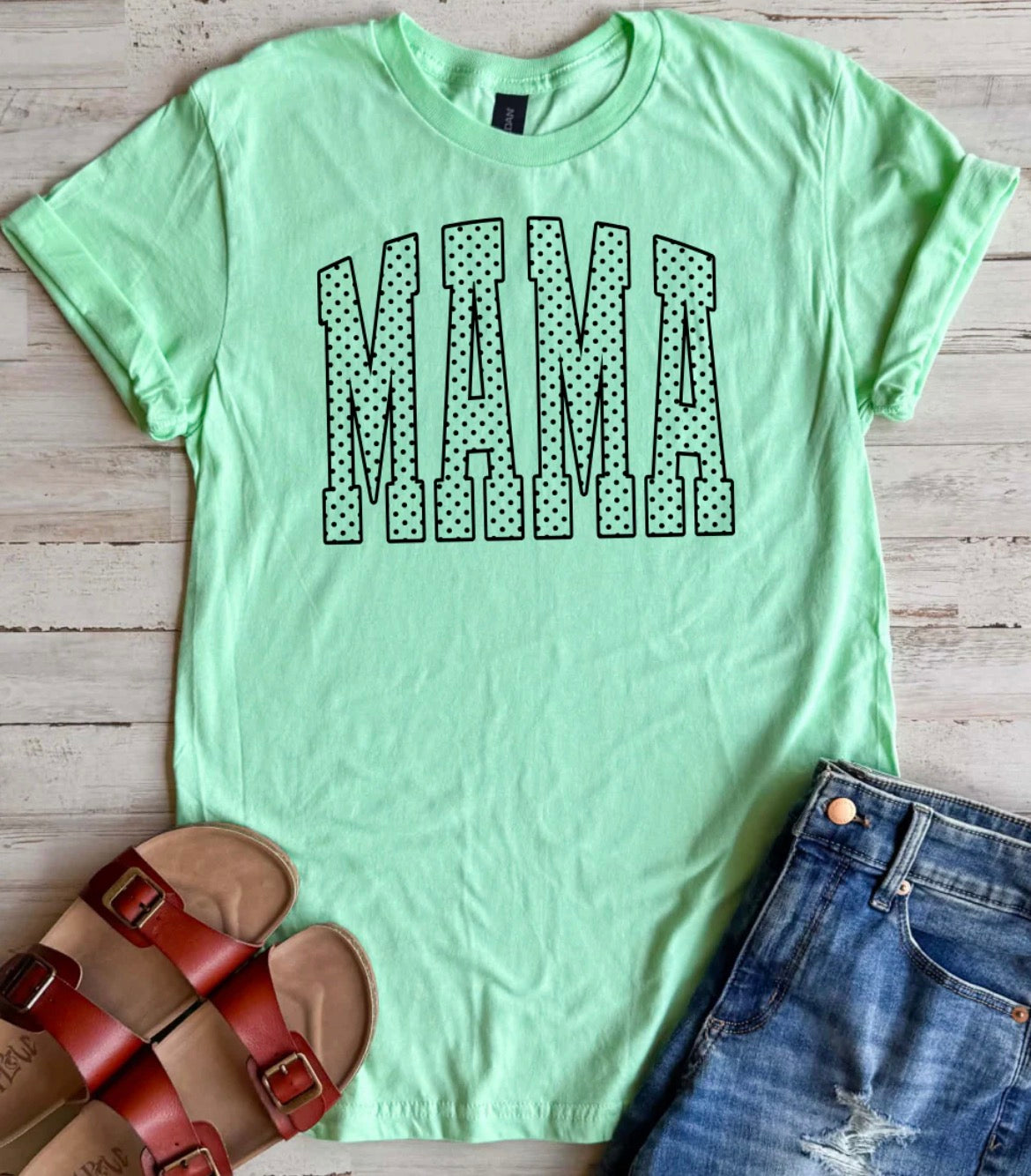 PREORDER: Mama Polka Dot Colors Tee