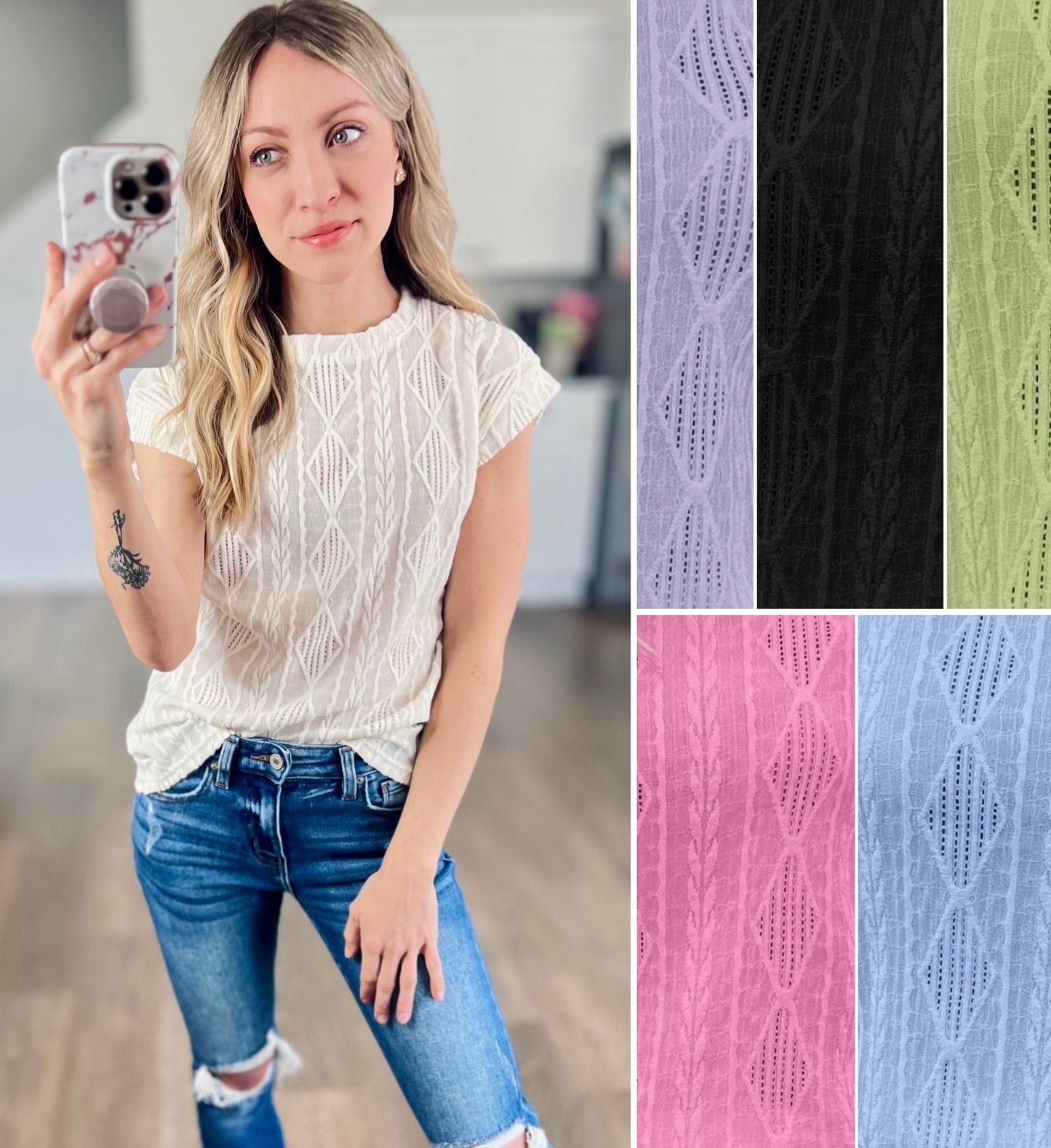 Willow in the Weave Top