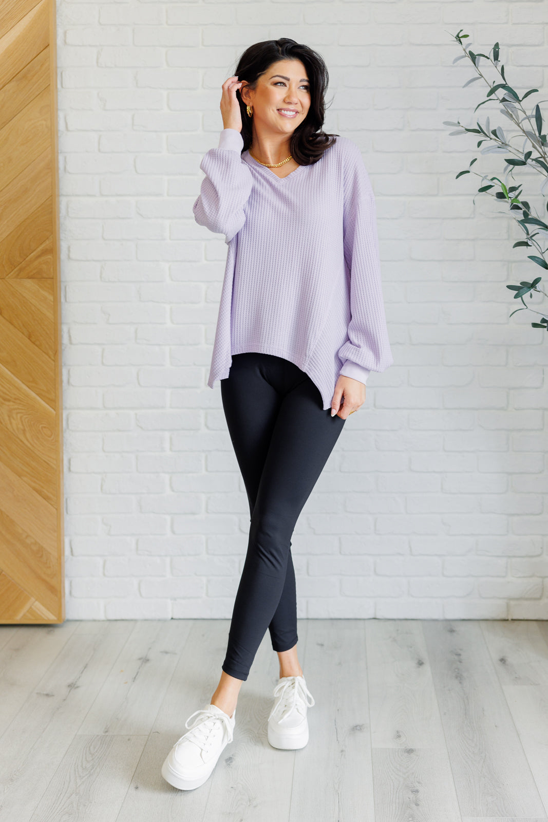 Sway This Way Top in Lavender