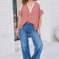 Oversized Stipe Color Block Top