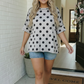 Dots All I Need Oversized Tee