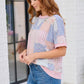 Sweet Patchwork Dreams Short Sleeve Top