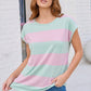 Bubblegum Stripe Relaxed Top