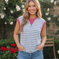 Stripe and Shine Colorblock Muscle Tee