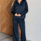 Hamptons Travel Half Zip Pullover in Navy