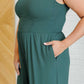 Hilary Wide Leg Jumpsuit in Green