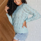 Katie Pointelle Knit Sweater