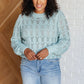 Katie Pointelle Knit Sweater