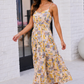 Sun Kissed Patchwork Print Tiered Maxi Dress