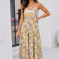 Sun Kissed Patchwork Print Tiered Maxi Dress