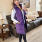Harlow Long Vest - Purple