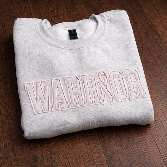 WARRIOR Applique Custom Sweatshirt Preorder // ships in 2-3 weeks