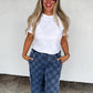 Denim Check Pants Preorder