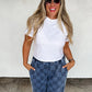 Denim Check Pants Preorder