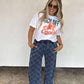 Denim Check Pants Preorder