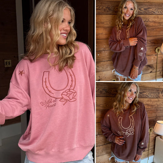 PREORDER: Wild At Heart Pullover // eta May