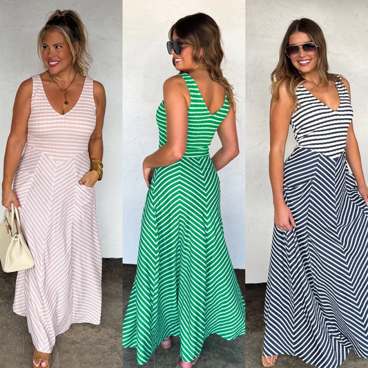 PREORDER: Lucy Stripe Dress // eta May