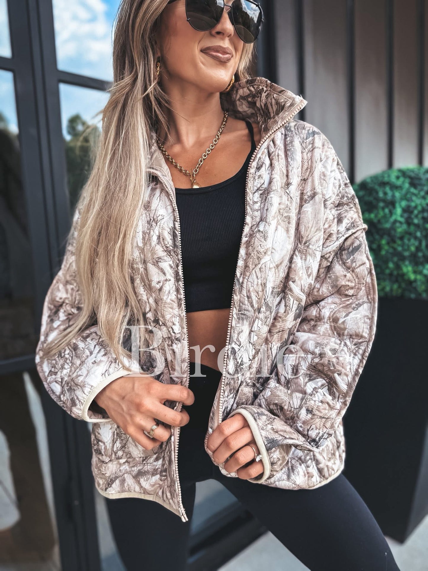 PREORDER: Cozy Puff Jacket in Dark Camo //eta Dec