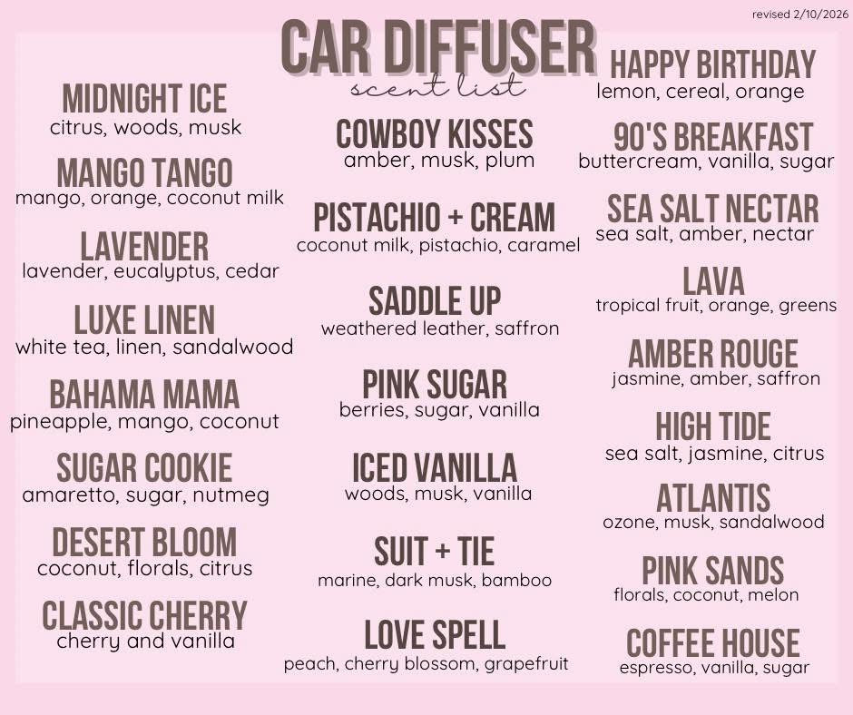 *SPRING scents added* Essential Oil Diffusers in Assorted Scents Preorder