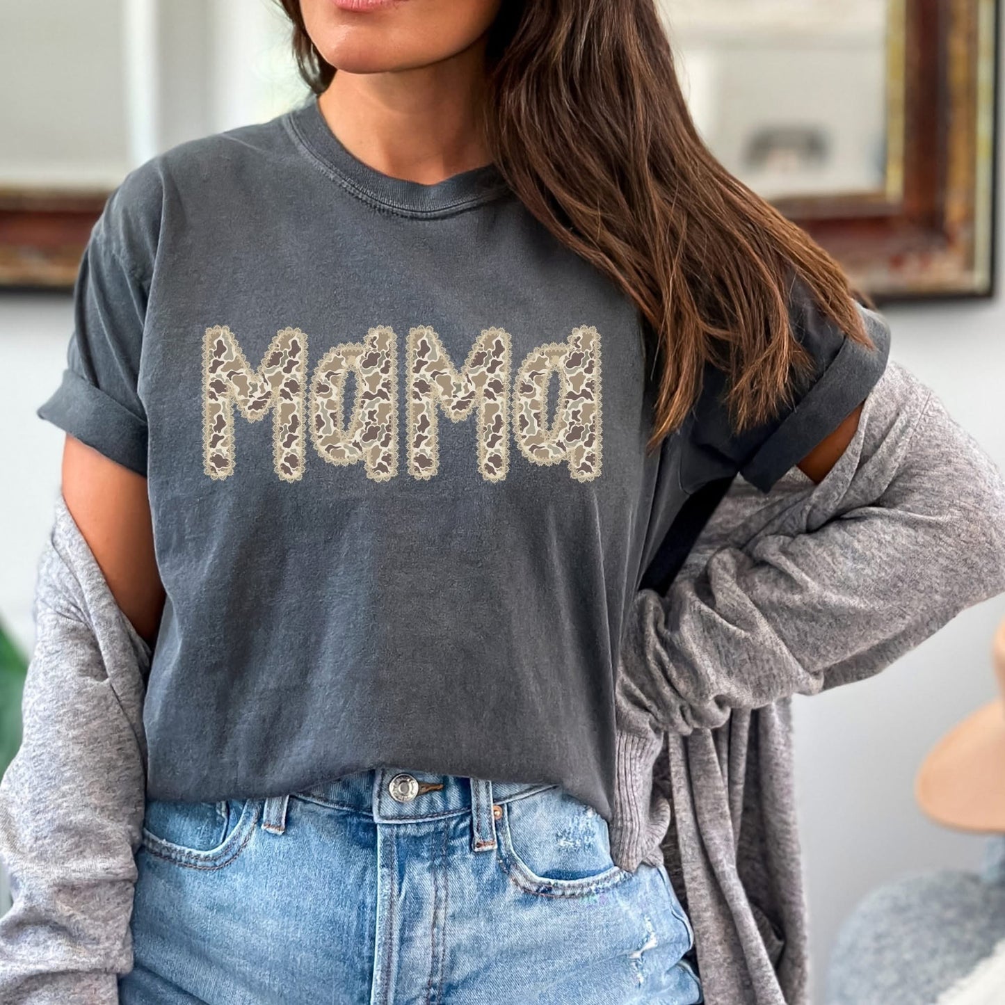 [custom] Camo Word Tee // Sweatshirt Preorder