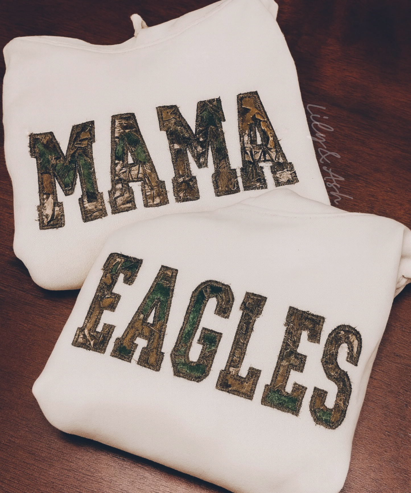 [hoodie] Camo Applique Custom Sweatshirt Preorder // ships in 2-3 weeks