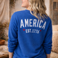 America Pullover - Blue
