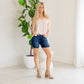 High Waist V-Front Bermuda Shorts - Judy Blue