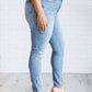Tummy Control Contrast Wash Skinny Jeans - Judy Blue