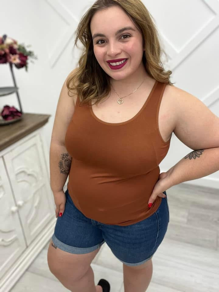 The Basics Modal Tank with Built in Bra