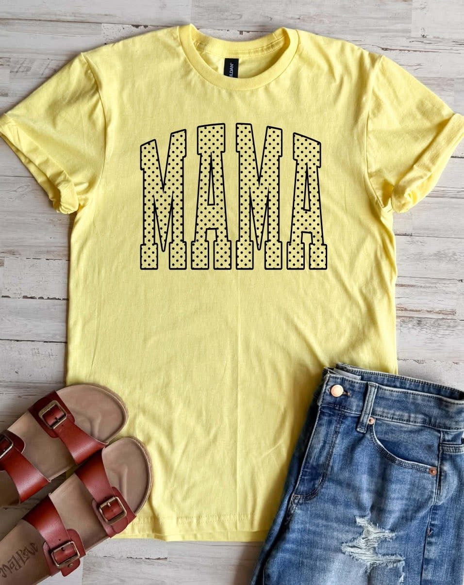 PREORDER: Mama Polka Dot Colors Tee